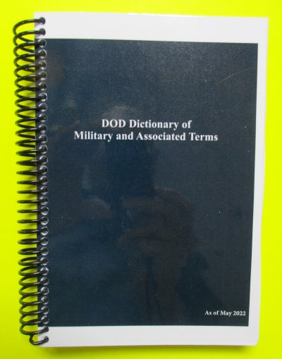 DOD Dictionary of Military Terms - 2022 - BIG size